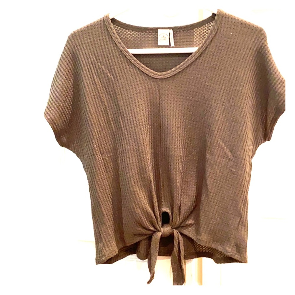 Olive green top